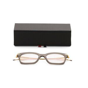 THOM BROWNE Gold/Grey 49mm Designer Opticals